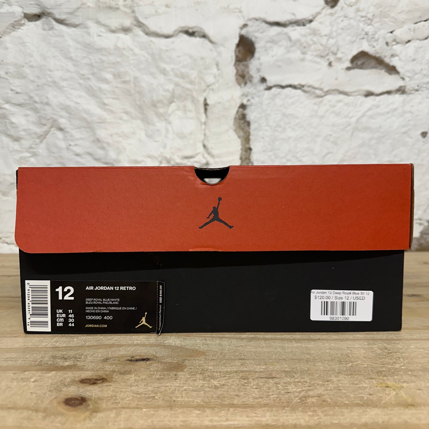 Air Jordan 12 Deep Royal Blue Sz 12