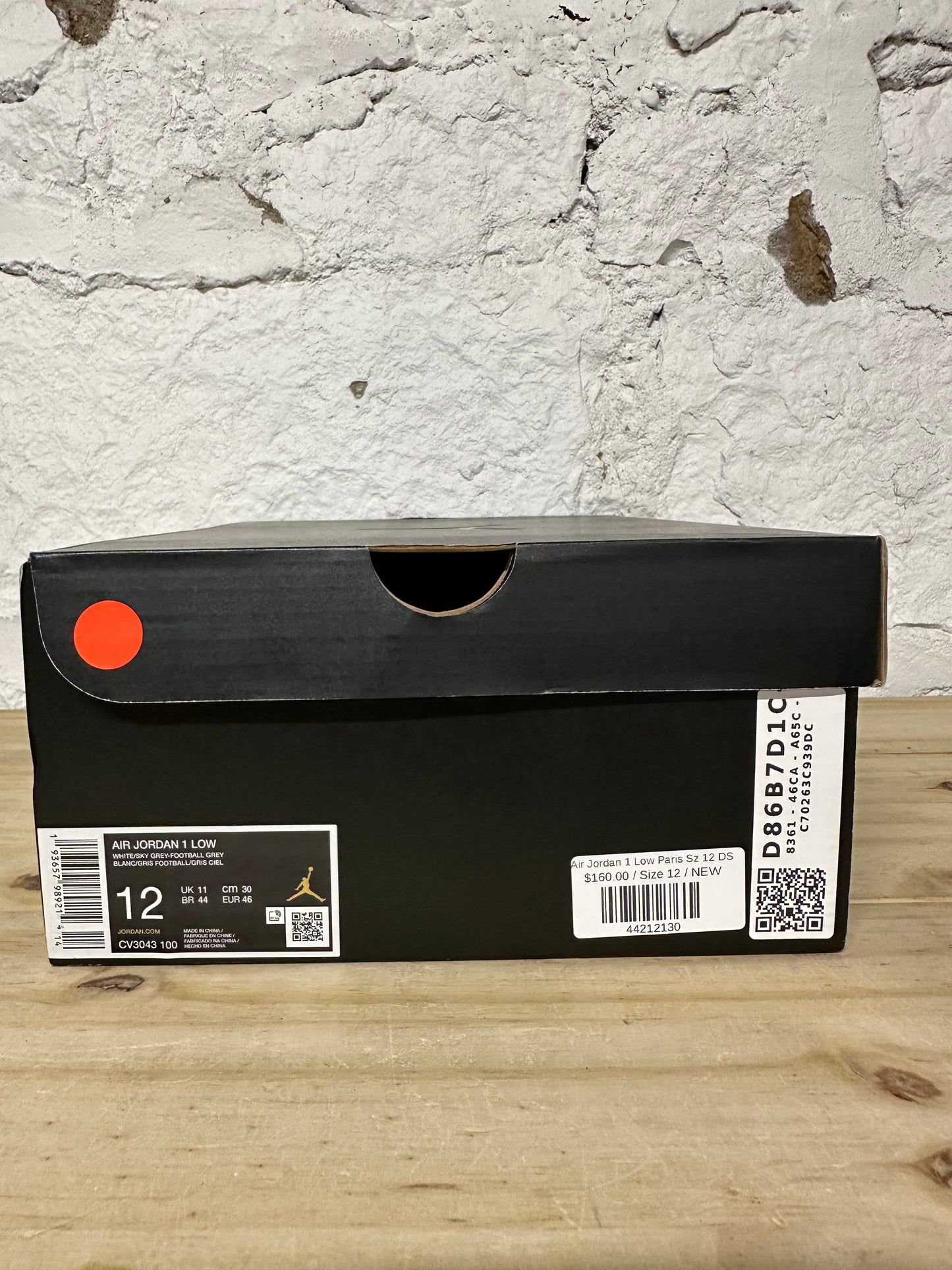 Air Jordan 1 Low Paris Sz 12 DS