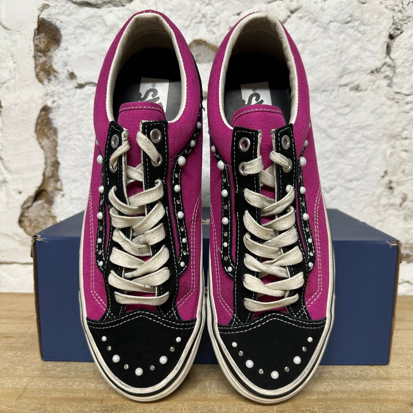 Vans OTW Old Skool 36 Pearlized Pink Black Sz 11
