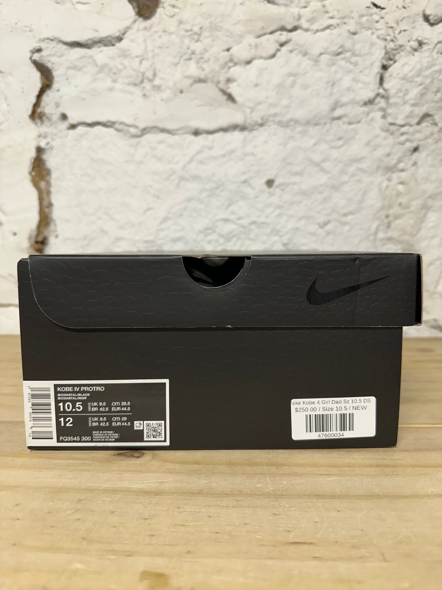 Nike Kobe 4 Protro Girl Dad Sz 10.5 DS