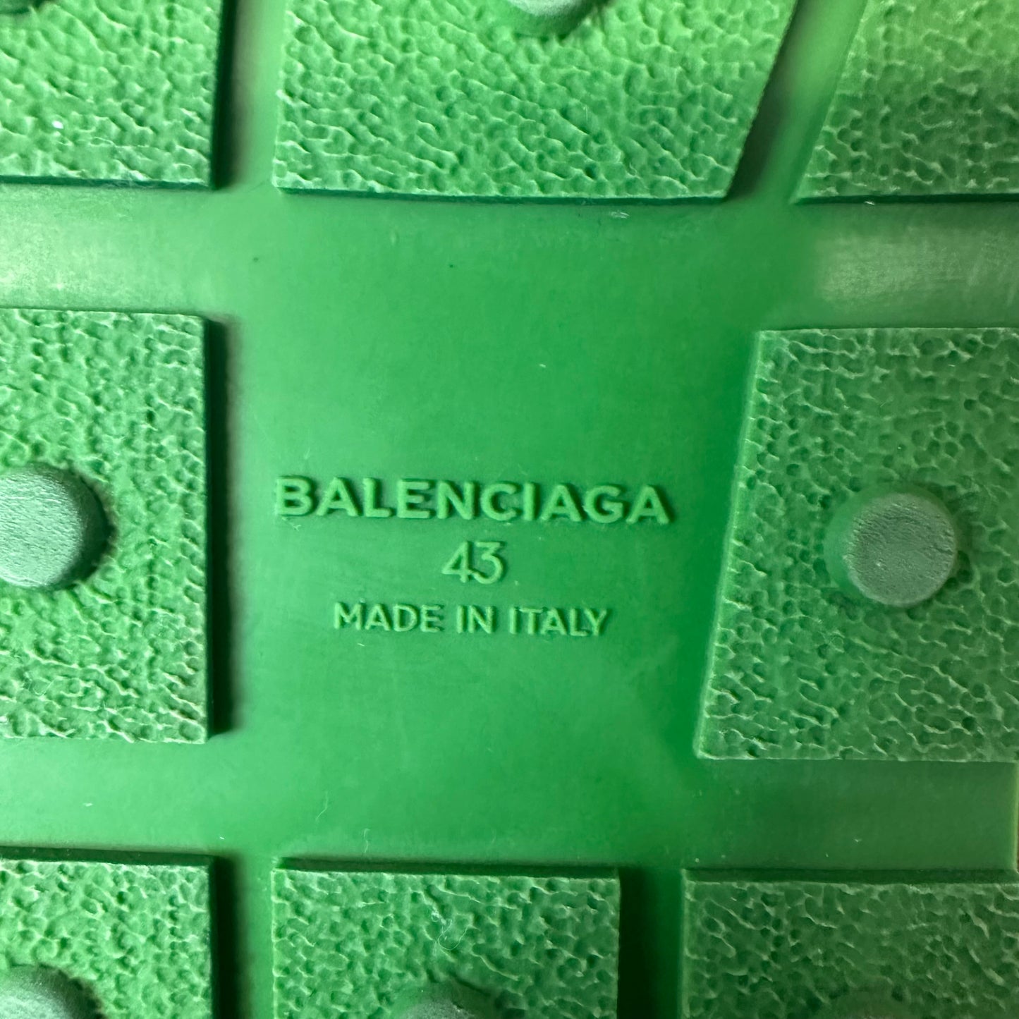 Balenciaga Black White Green Crossection Sneaker Sz 10 (43)