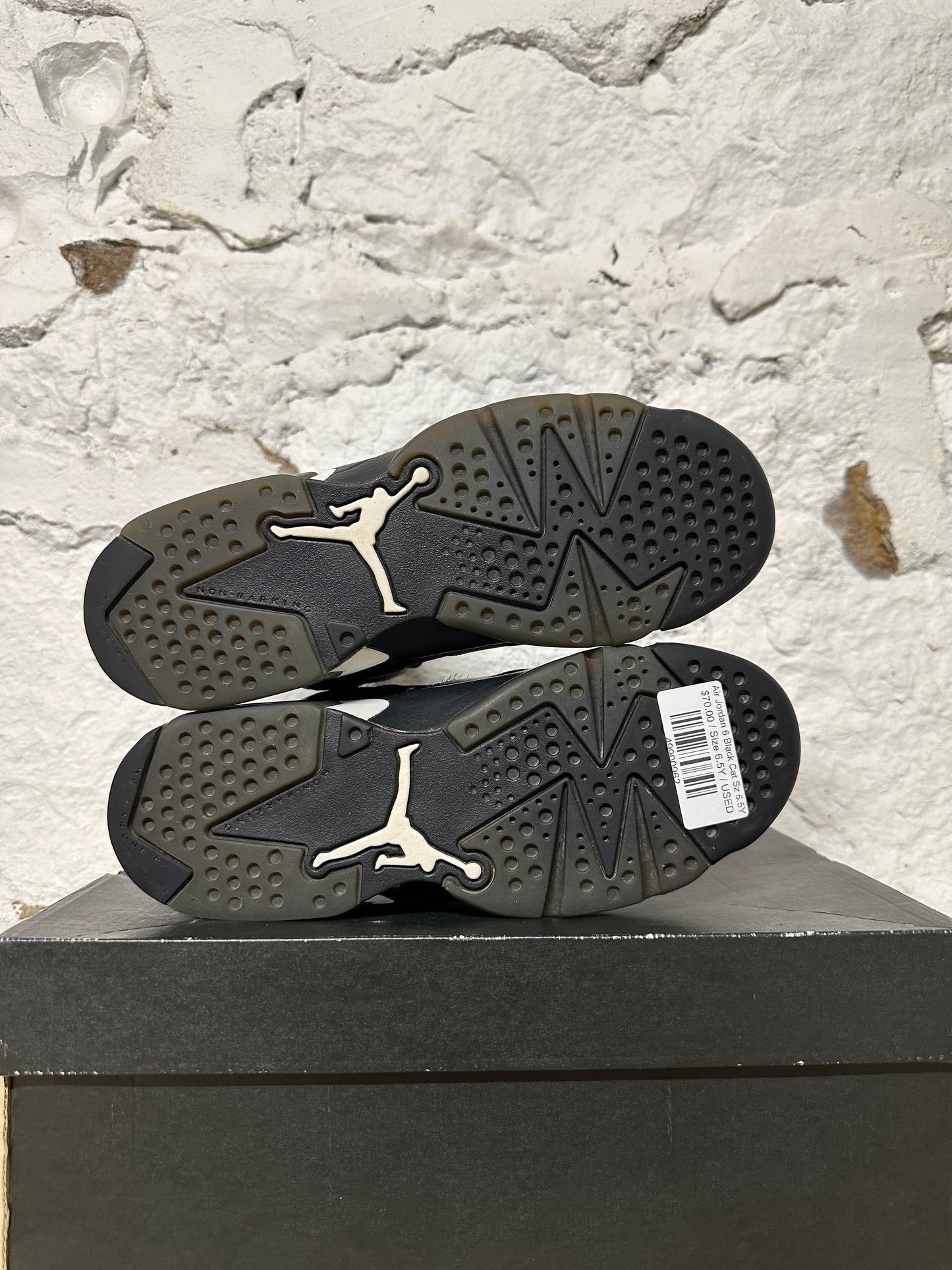 Air Jordan 6 Black Cat Sz 6.5Y