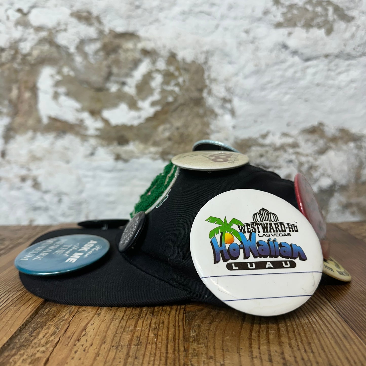 Better With Age Pins Black Carpice Hat