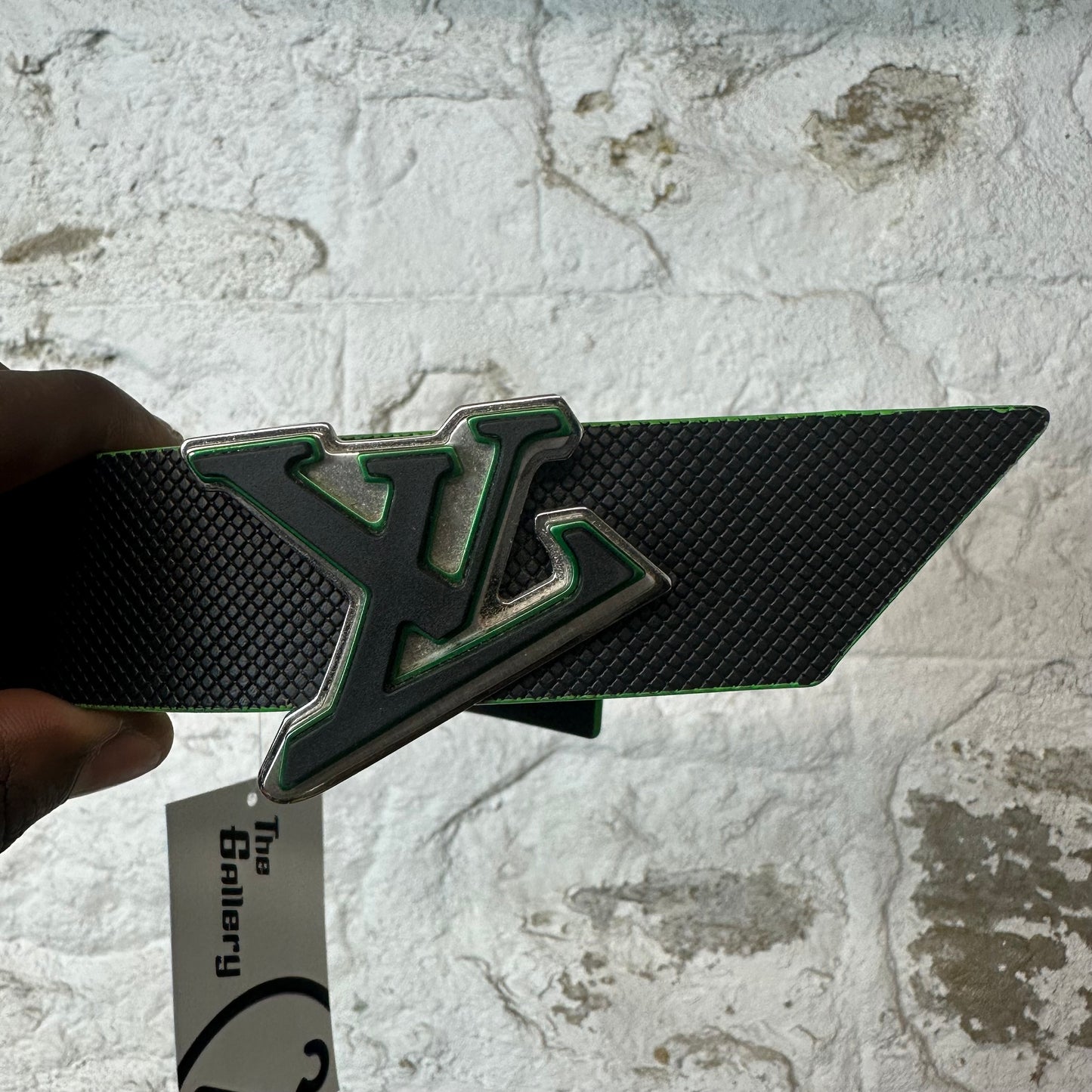 Louis Virgil Tactic Green Black Belt Sz (100/40) W/ Box