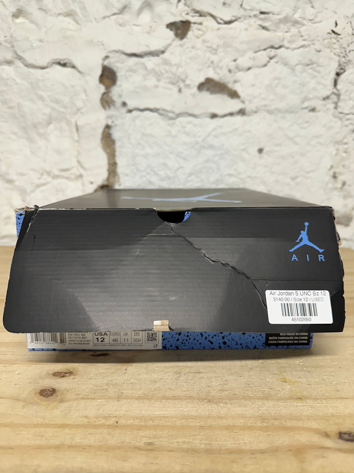 Air Jordan 5 UNC University Blue Sz 12