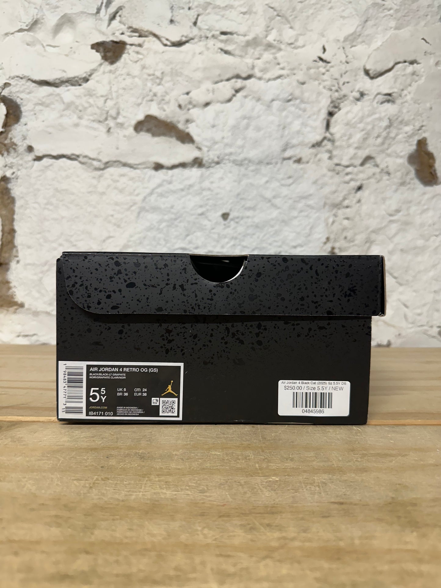 Air Jordan 4 Black Cat (2025) Sz 5.5Y DS