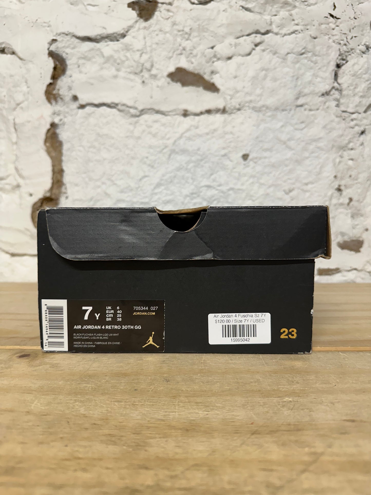 Air Jordan 4 Fuschia Sz 7Y