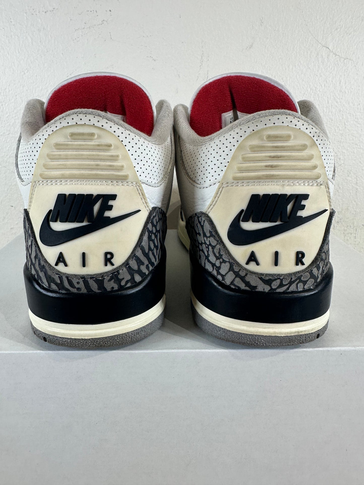 Air Jordan 3 White Cement Reimagined Sz 8.5