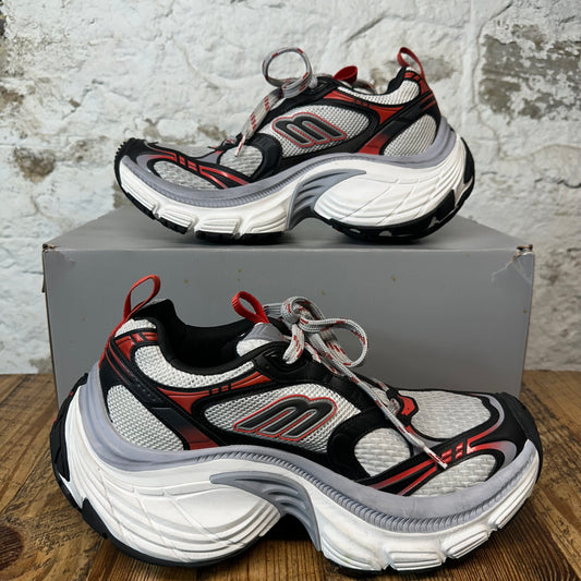 Balenciaga 10XL Black Red White Sneaker Sz 10 (43)