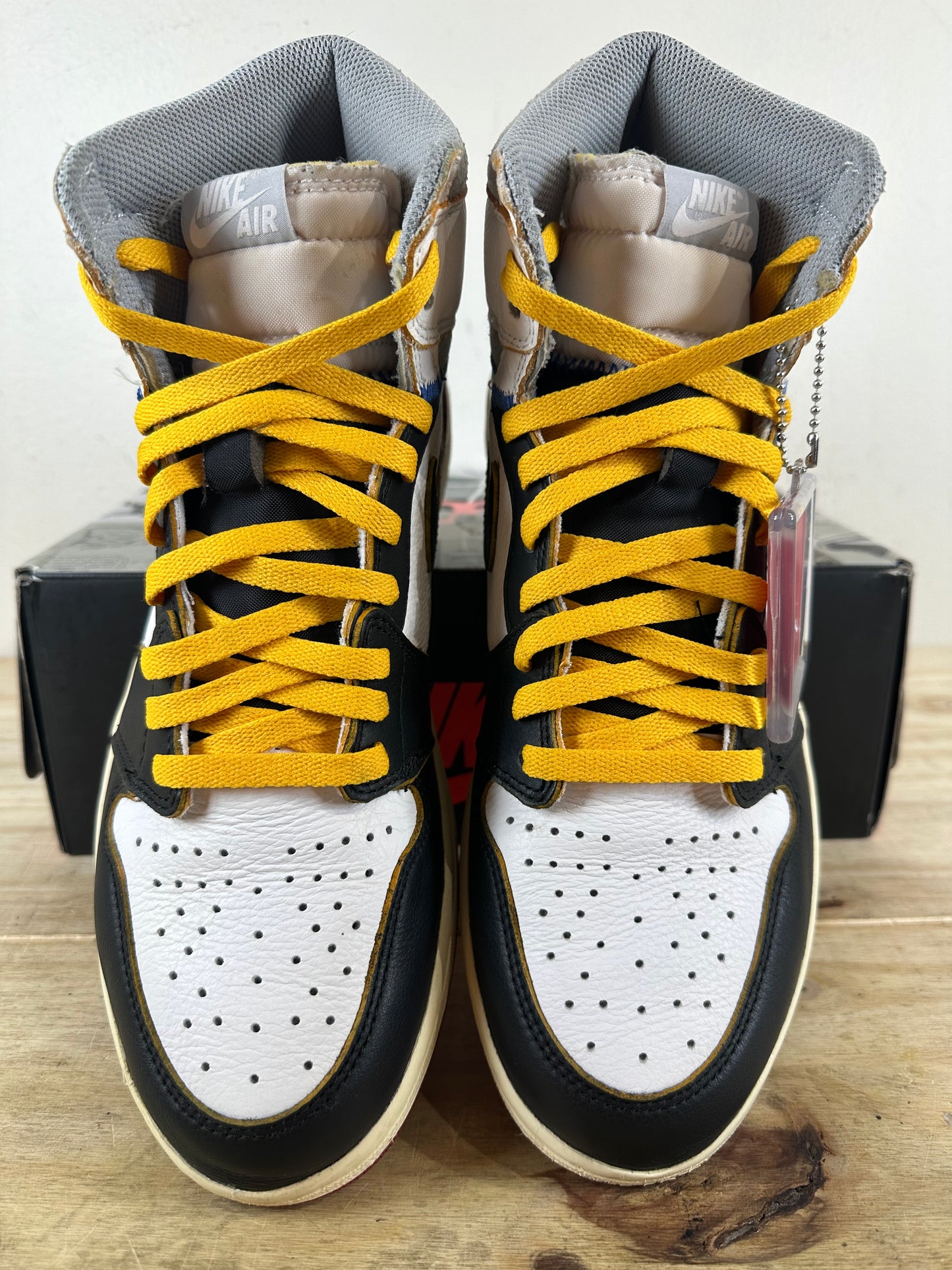 Air Jordan 1 High Union Los Angeles Black Toe Sz 11