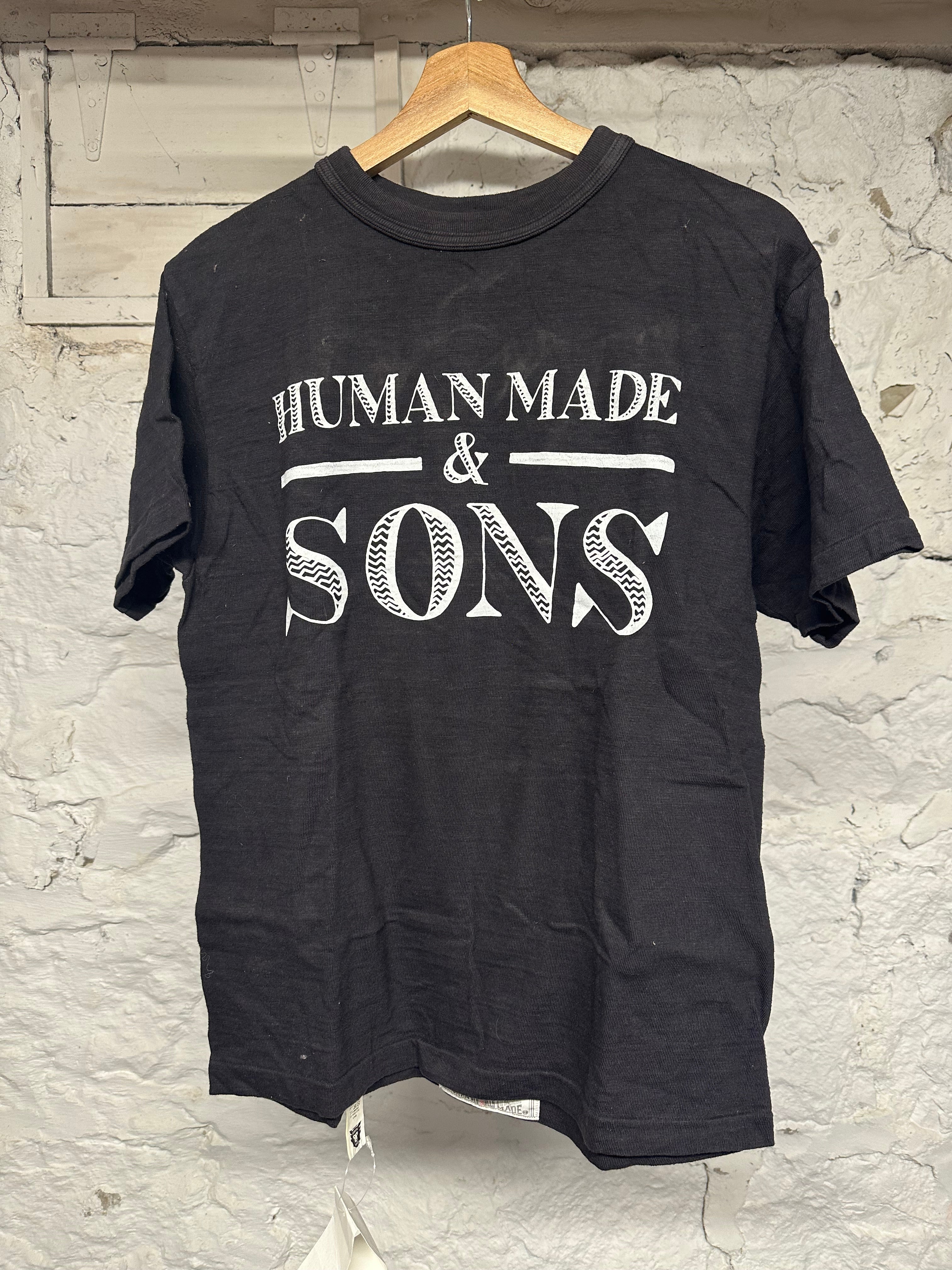 Human Made Sons Black T-shirt Sz M