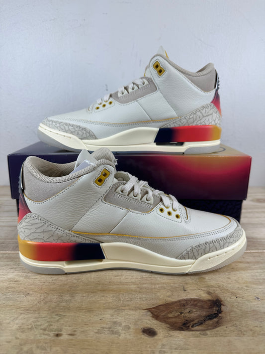 Air Jordan 3 J Balvin Medellin Sunset Sz 8.5 DS