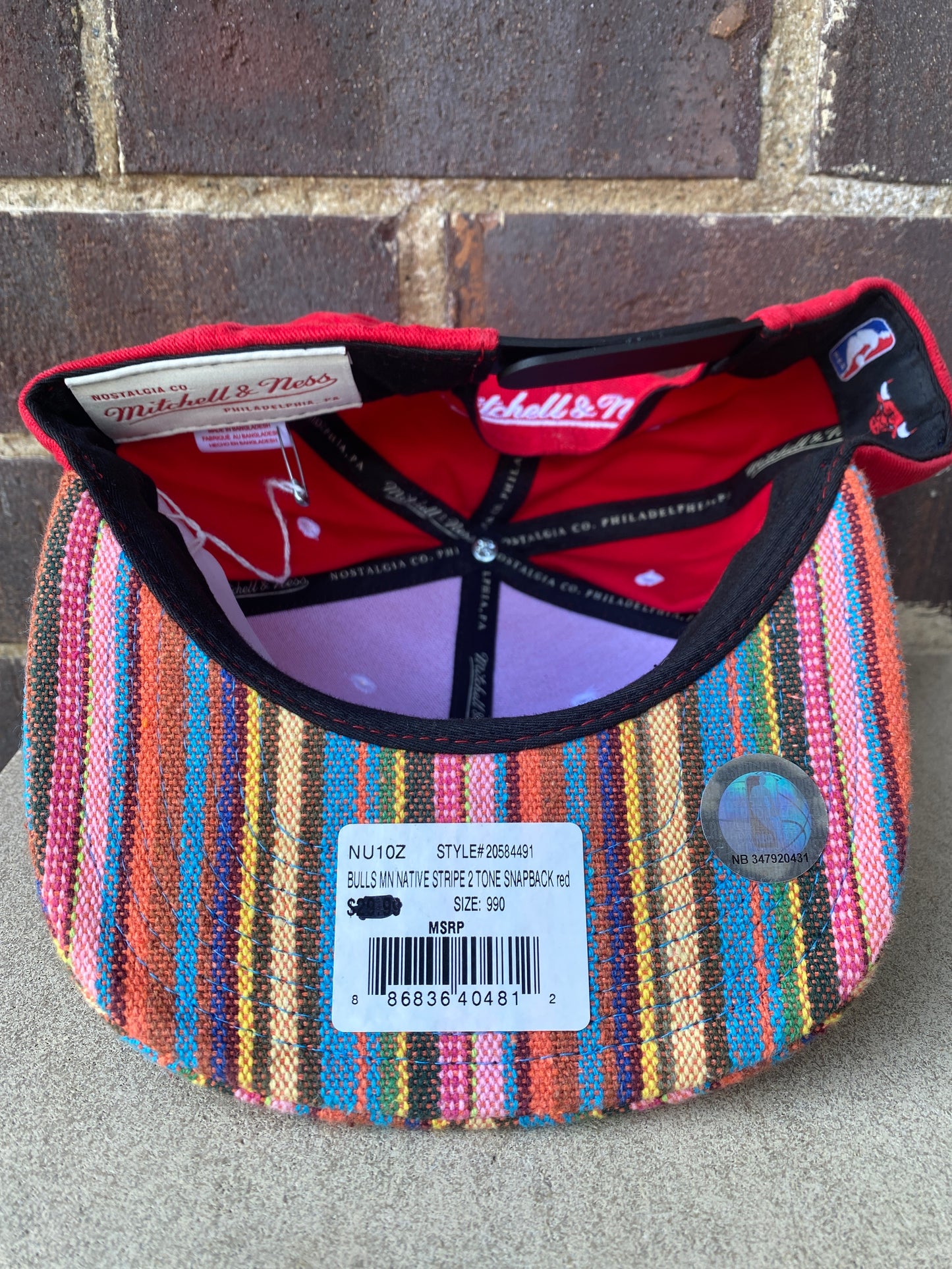 Chicago Bulls Mitchell & Ness Aztec SnapBack Hat