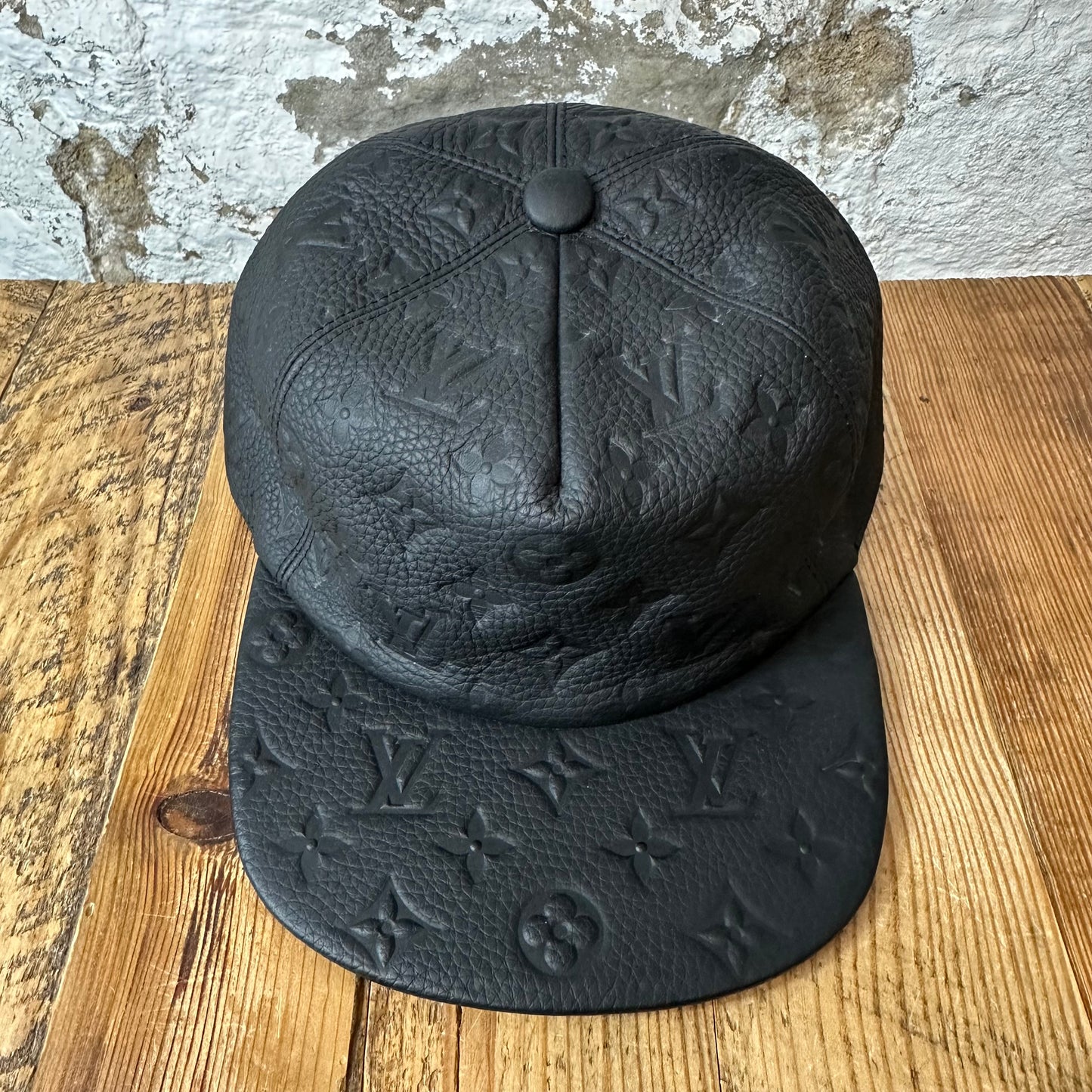 Louis Vuitton Virgil Black Casquette Monogram Hat