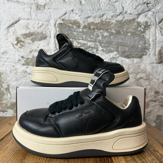 Rick Owens TurboWPN Low Black Milk Sneaker Sz 8