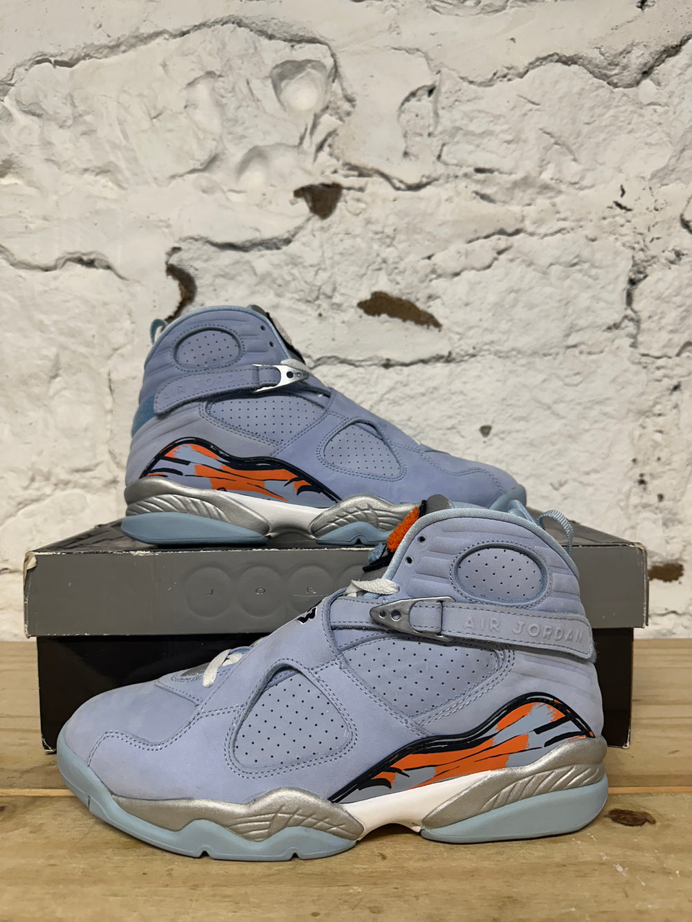 Air Jordan 8 Ice Blue (2007) Sz 9.5 (11W) DS
