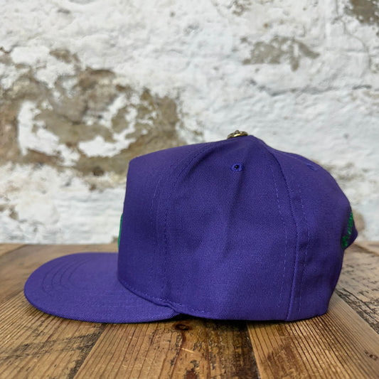 Chrome Hearts Green CH Purple Hat DS