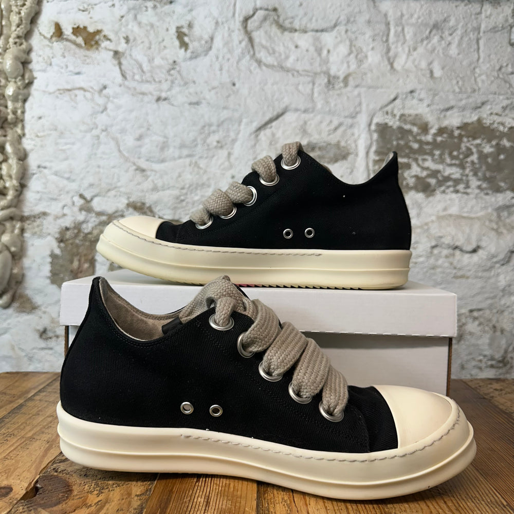 Rick Owens Jumbo Lace Black Milk Sneaker Sz 11 (44)