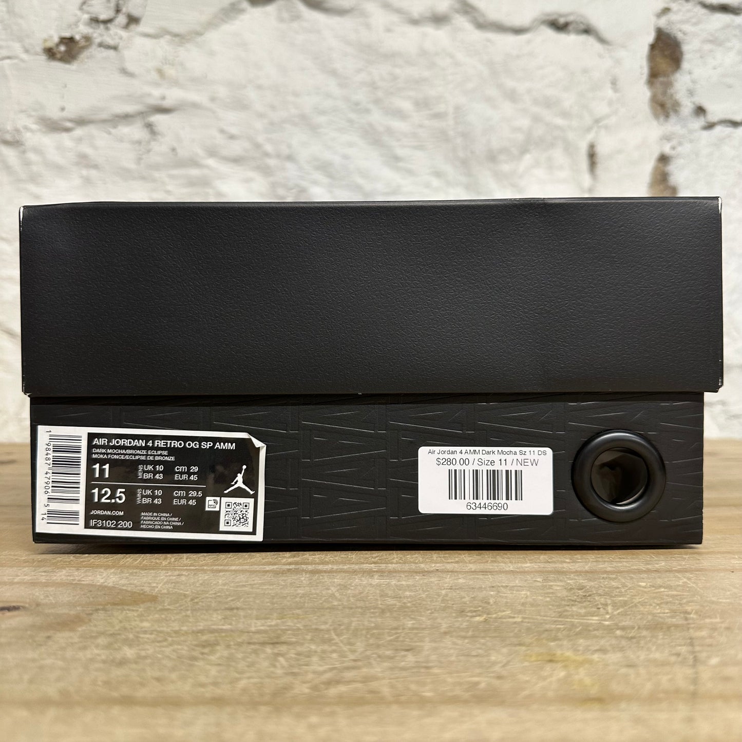 Air Jordan 4 A Ma Maniere Dark Mocha Sz 11 DS
