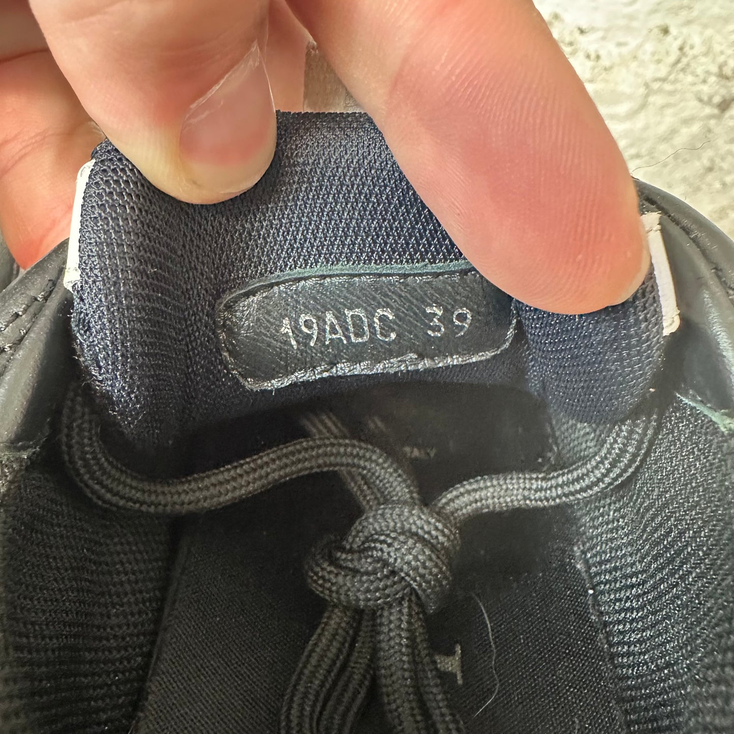 Dior B22 Triple Black Sneaker Sz 6.5 (39)