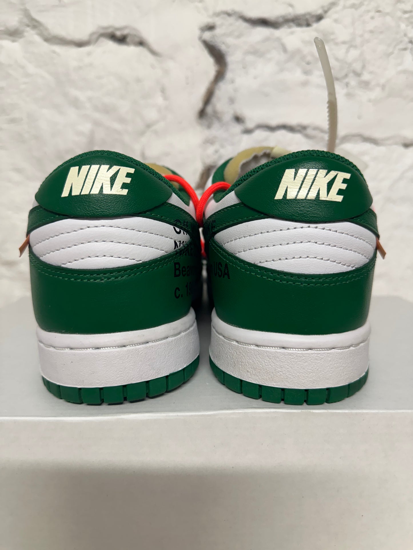 Nike Dunk Low Off-White Pine Green Sz 9