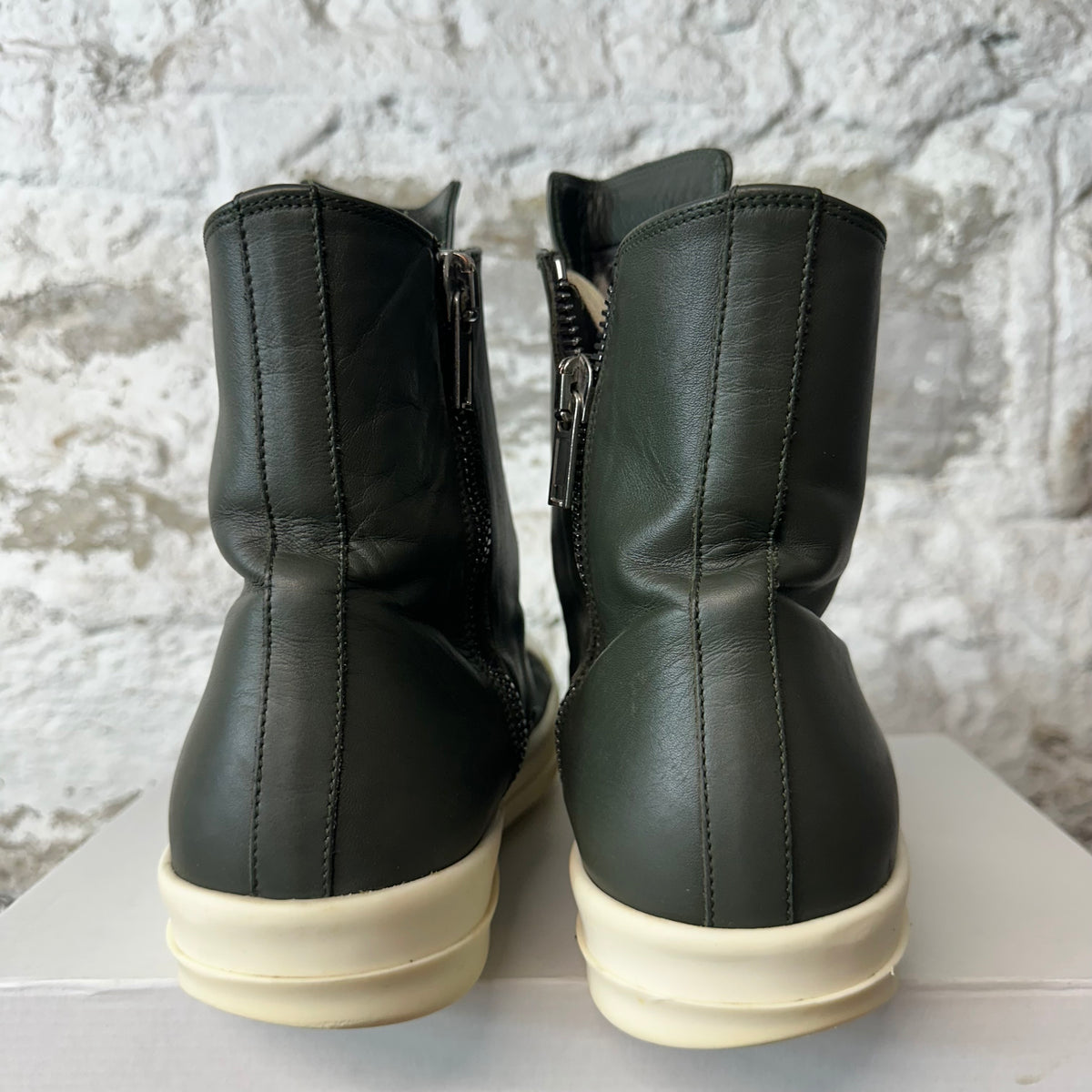 Rick Owens High Moss Milk Sneaker Sz 11 (44)