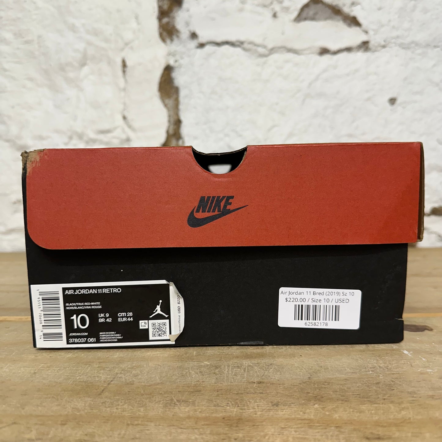 Air Jordan 11 High Bred (2019) Sz 10