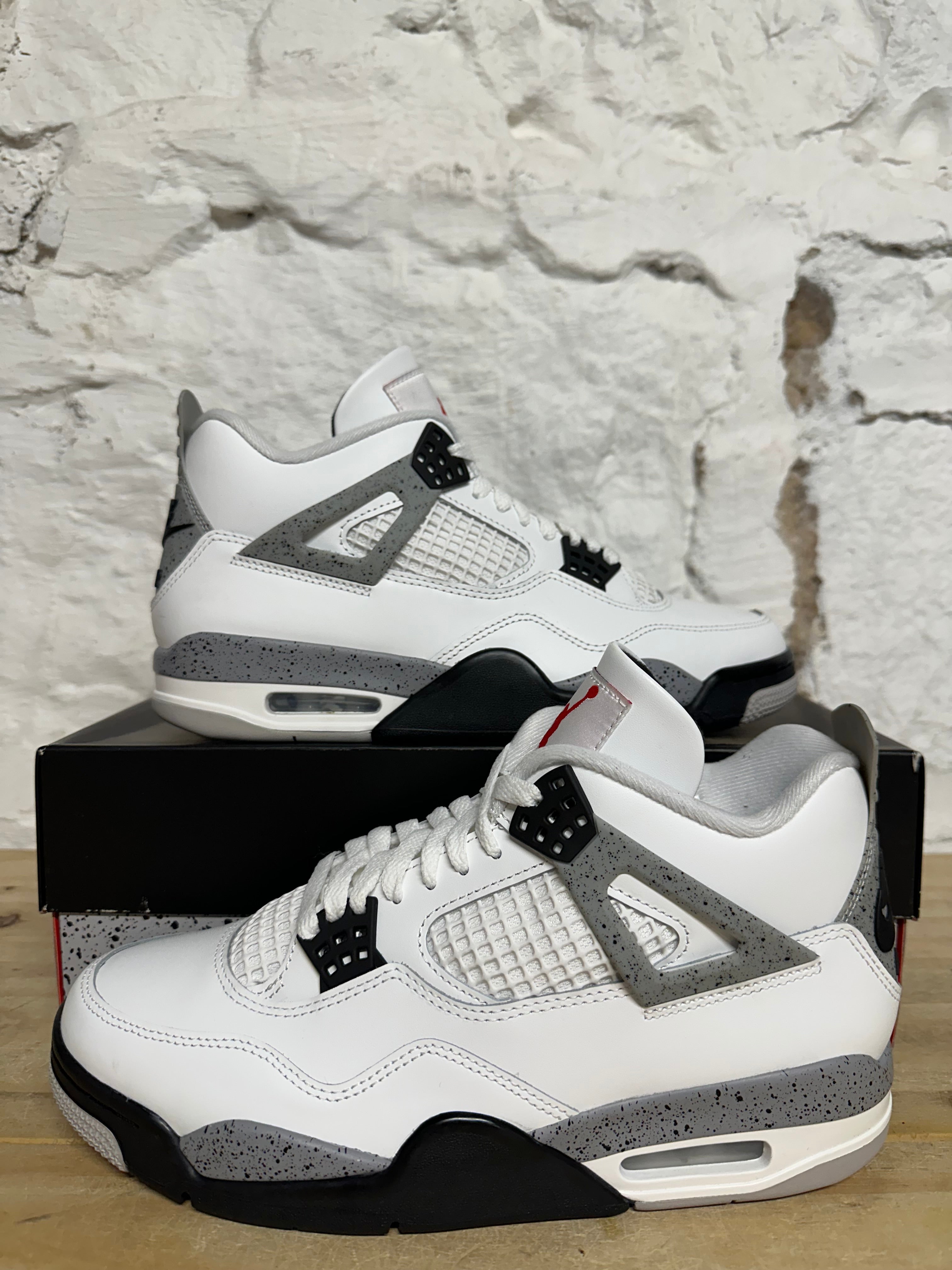 Air Jordan 4 White Cement Sz 9