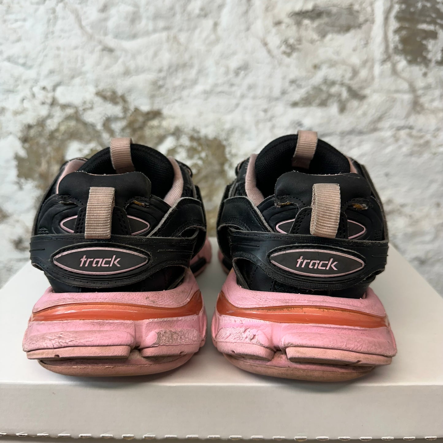 Balenciaga Track Runner Black Pink Sz 4 (35) No Box