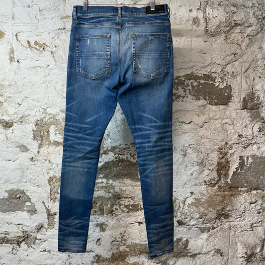 Amiri Plain Blue Denim Jeans Sz 33