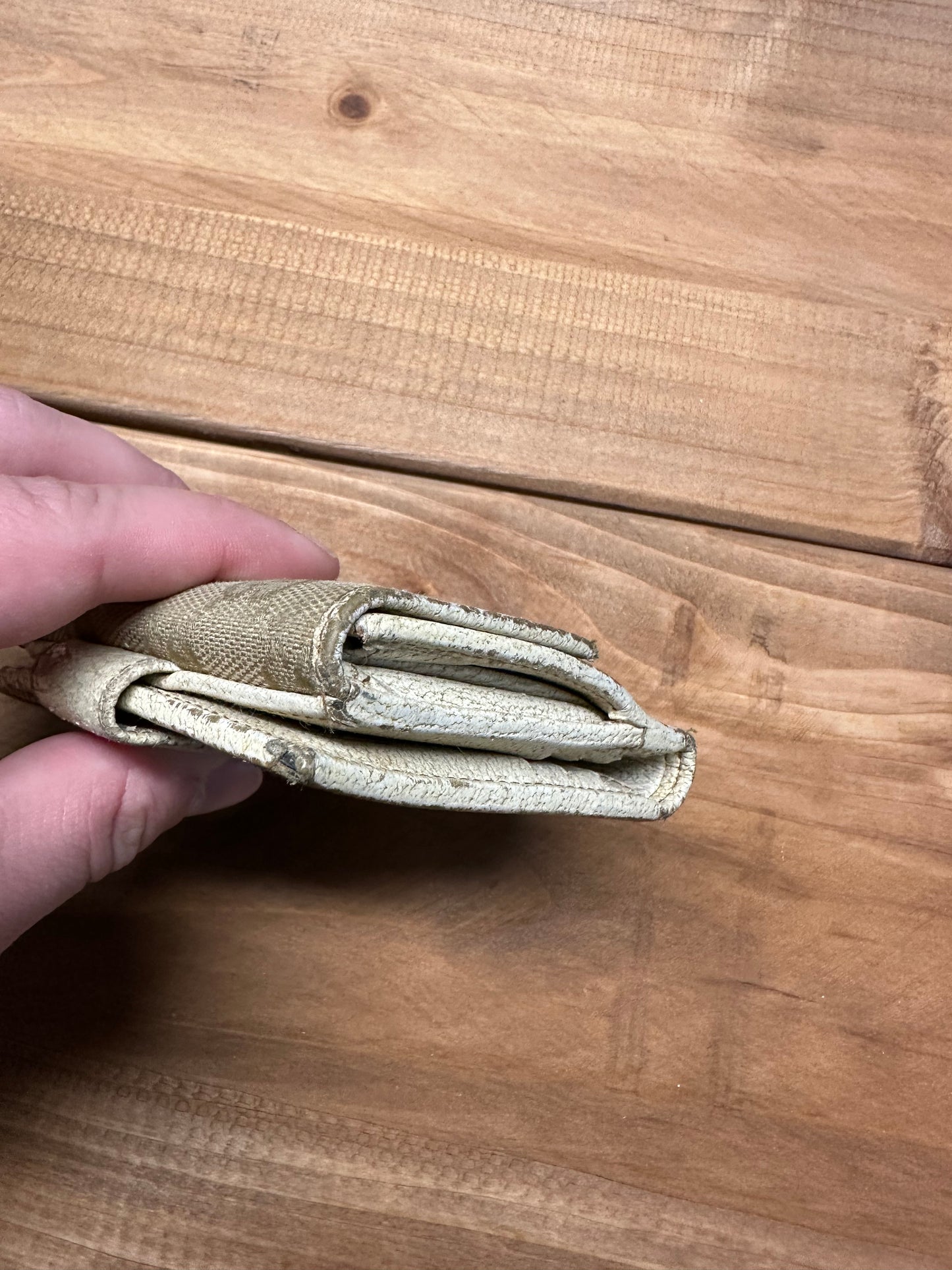 Gucci Pink Canvas Compact Wallet