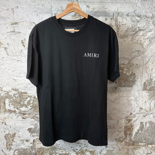 Amiri Cherub Logo T-shirt Black Sz S