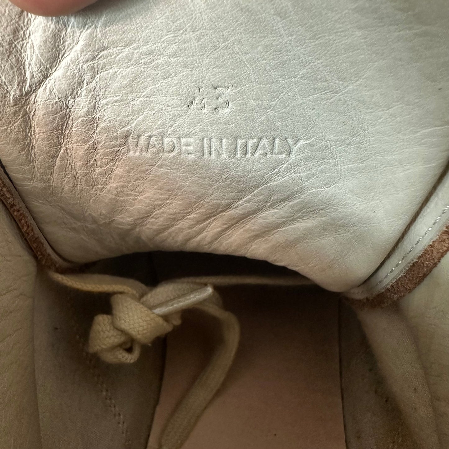 Maison Margiela High Replica Orange Brown Sneaker Sz 10 (43)