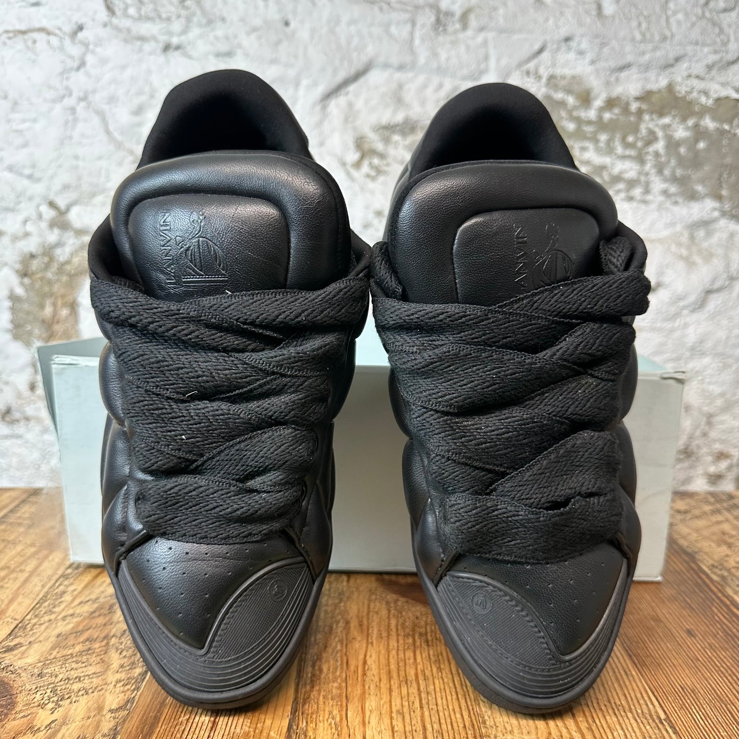 Lanvin Curb XL Triple Black Sneaker Sz 11 (44)