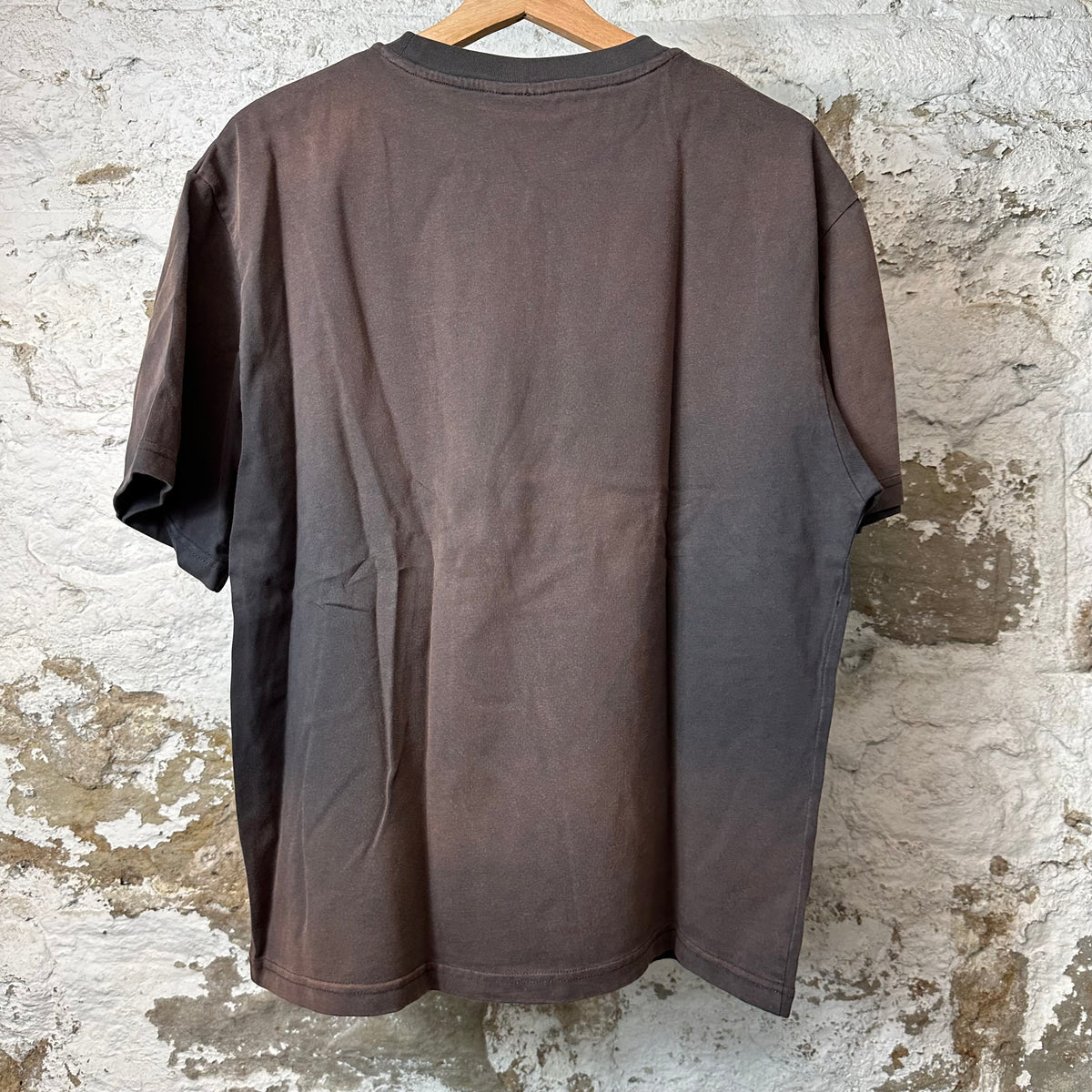 Saint Vanity Crucified Brown T-shirt