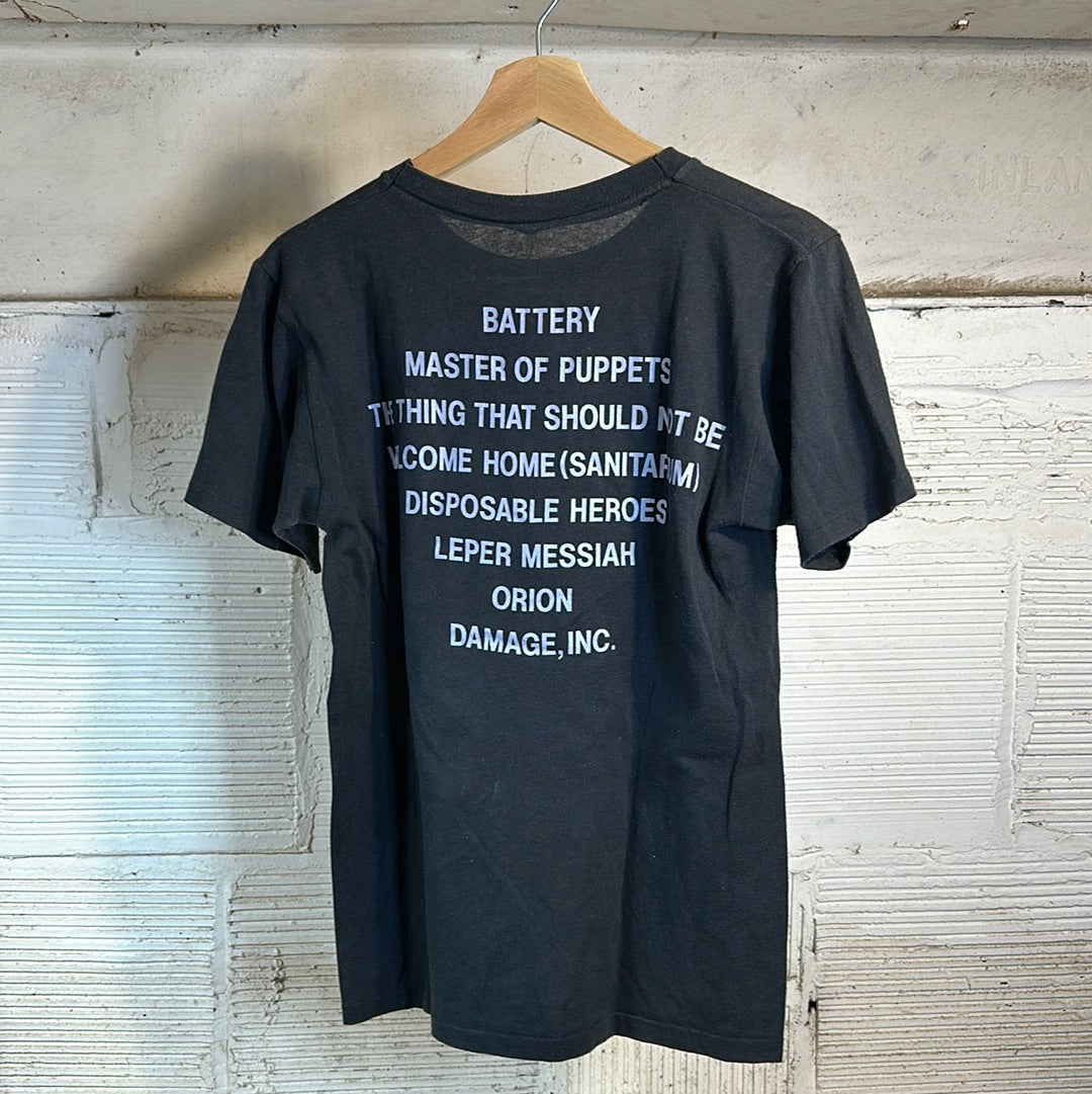 Metallica Master of Puppets Black Tee Sz S