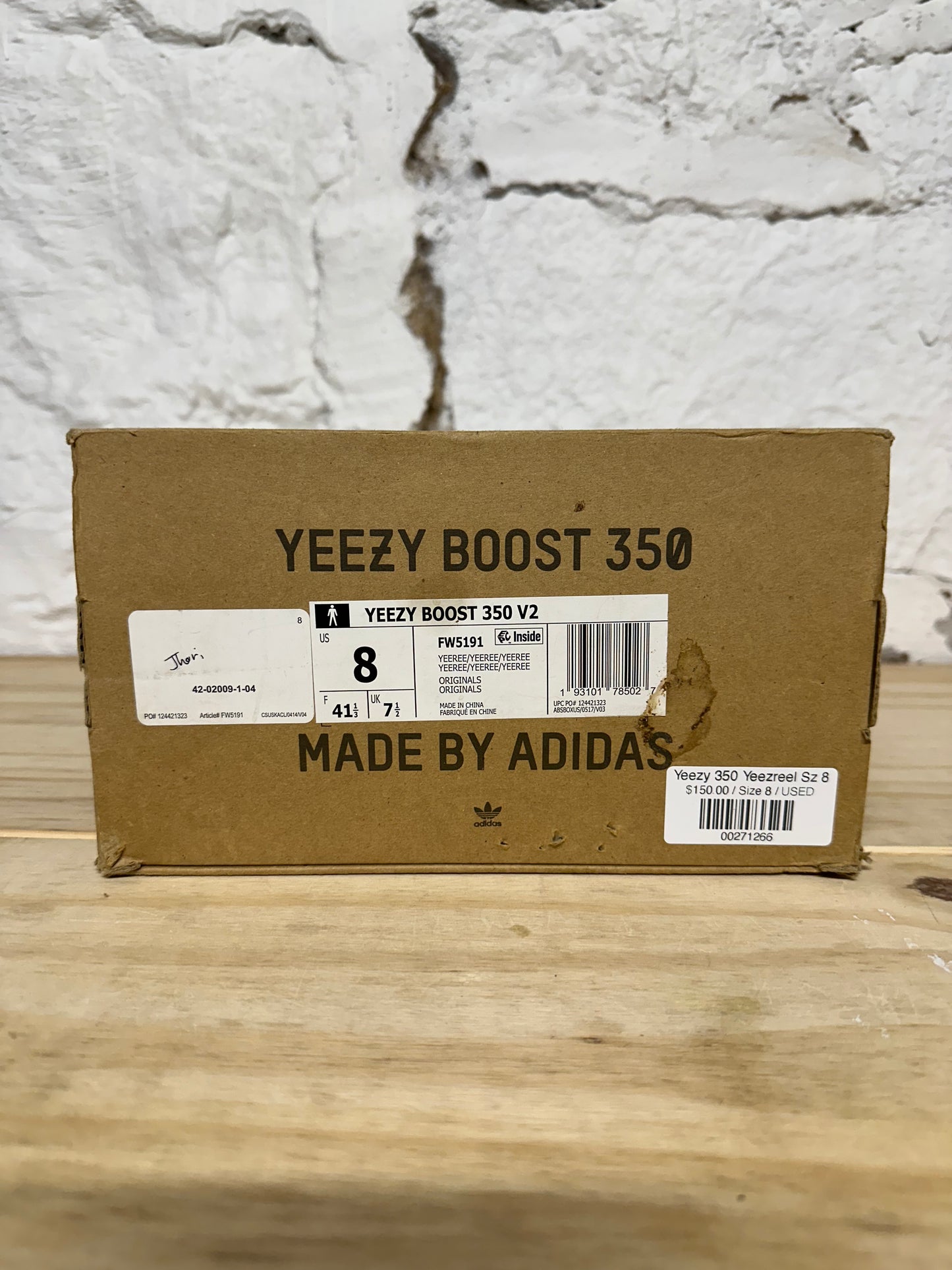 Yeezy 350 V2 Yeezreel Sz 8