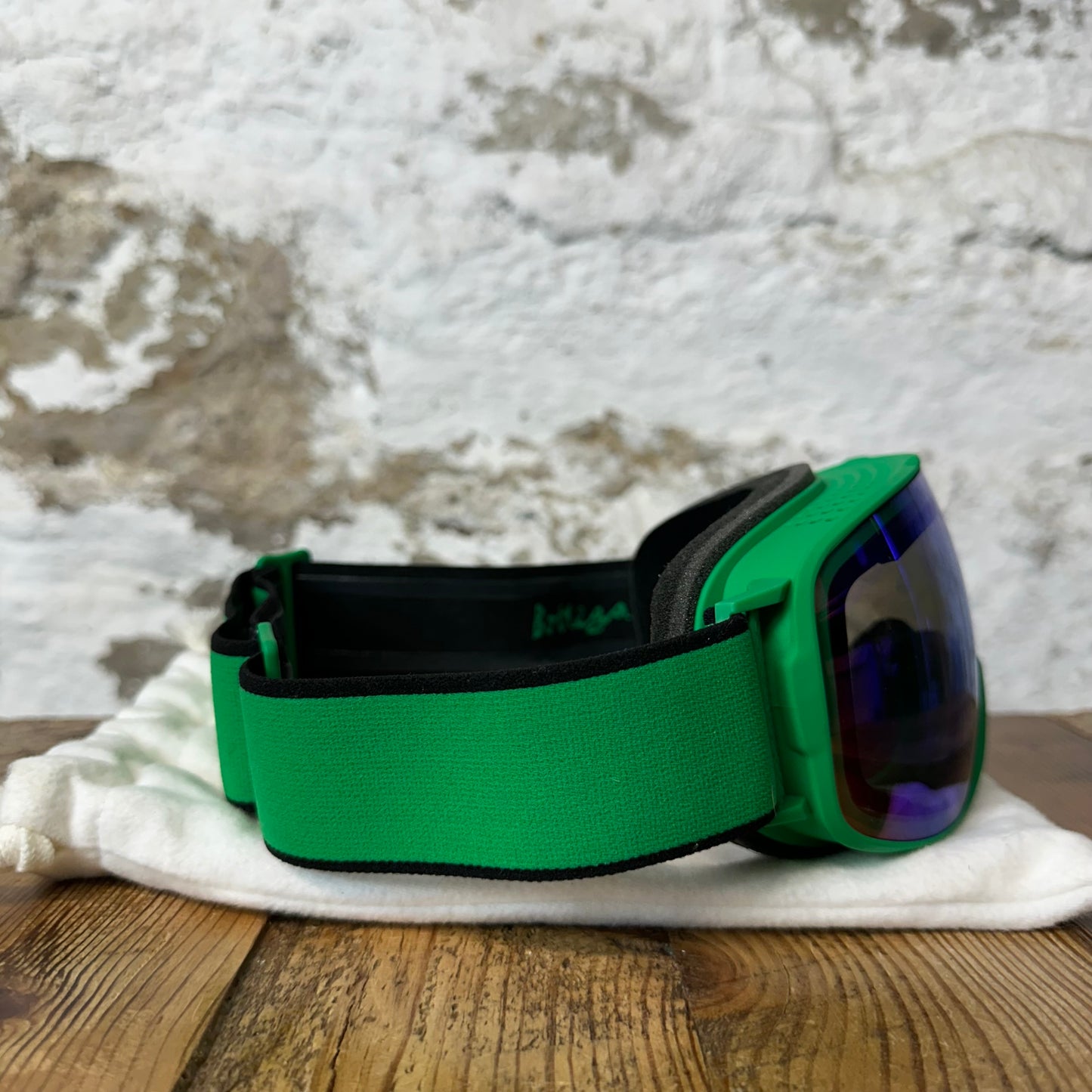 Bottega Veneta Green Ski Mask Goggles