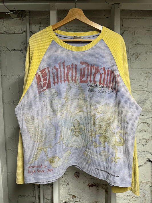 Vale Dreams Thermal Longsleeve T-Shirt Sz XL