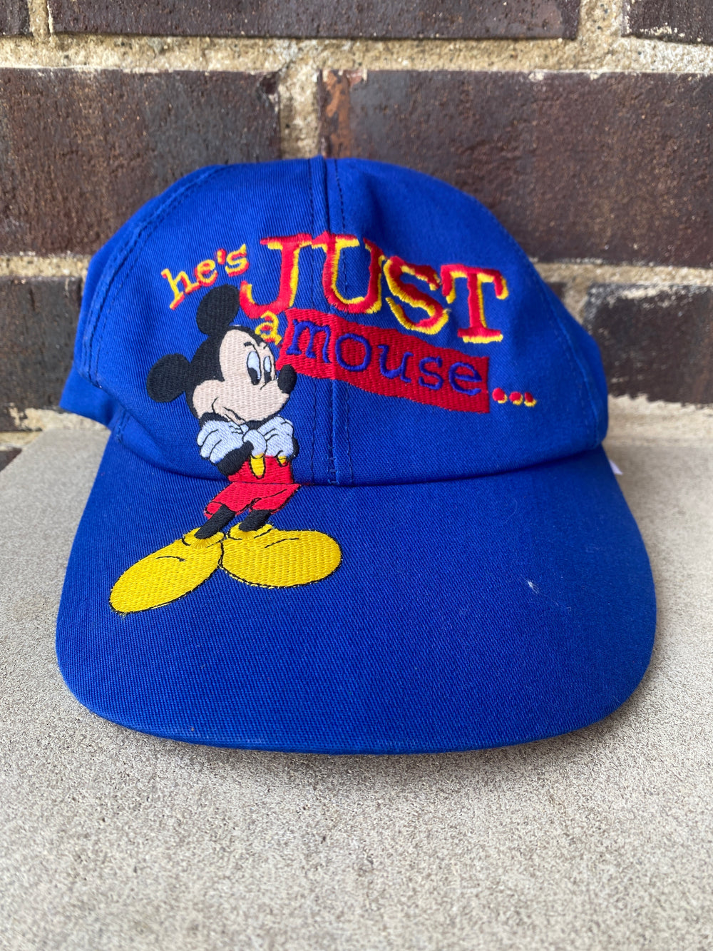 Mickey Mouse 90s He’s Just A Mouse SnapBack Hat