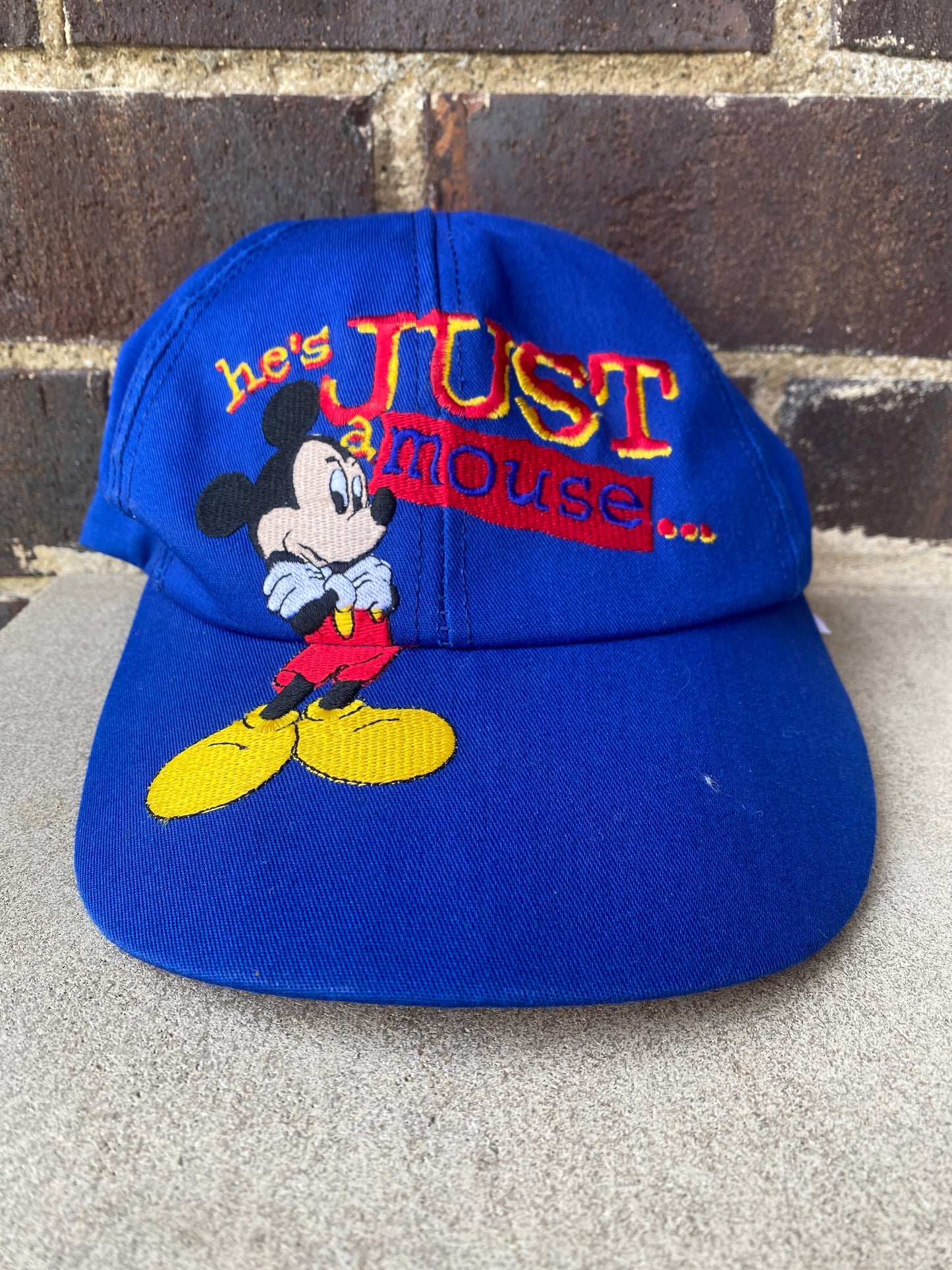 Mickey Mouse 90s He’s Just A Mouse SnapBack Hat