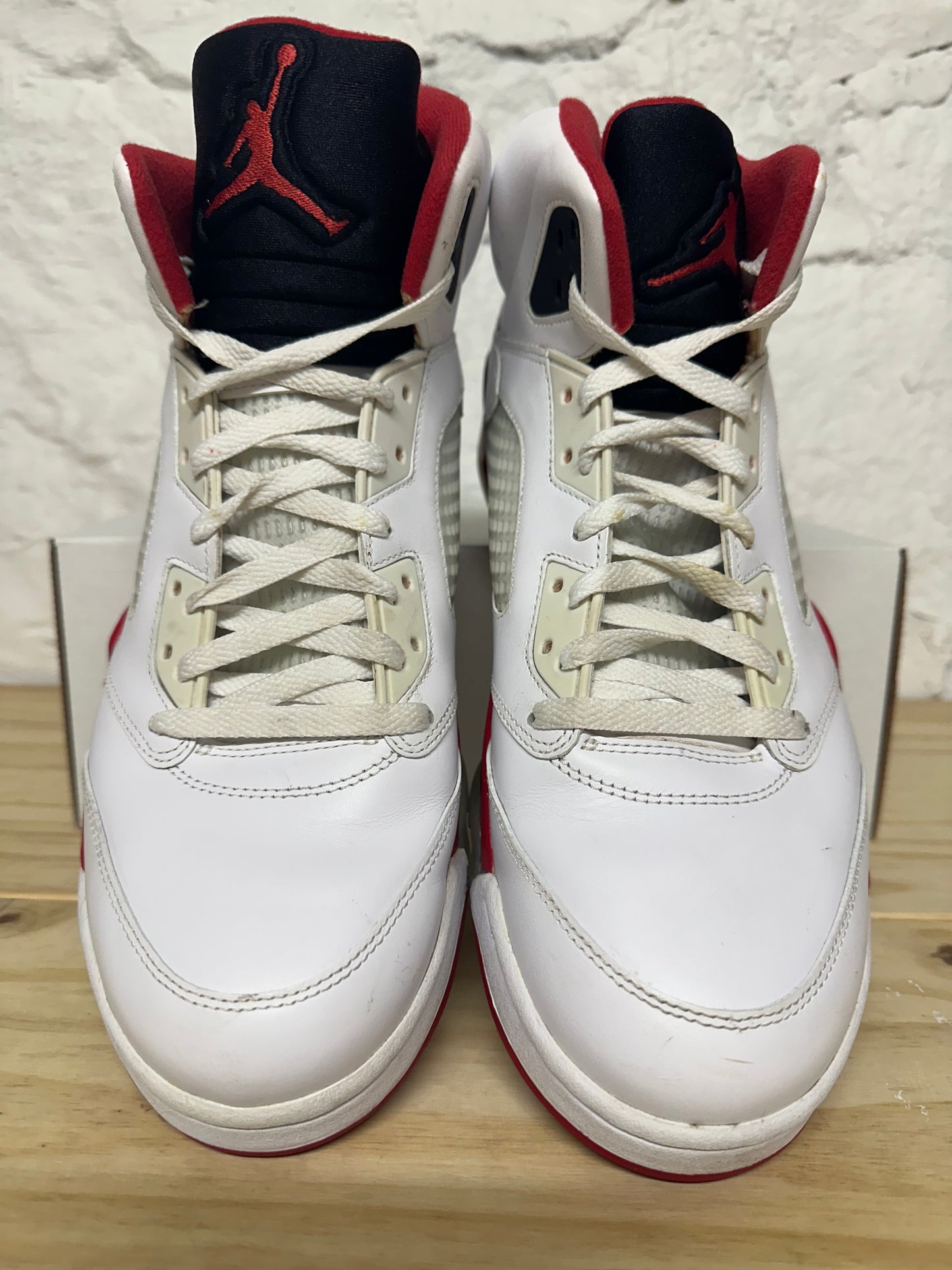 Air Jordan 5 Fire Red Black Tongue (2013) Sz 13