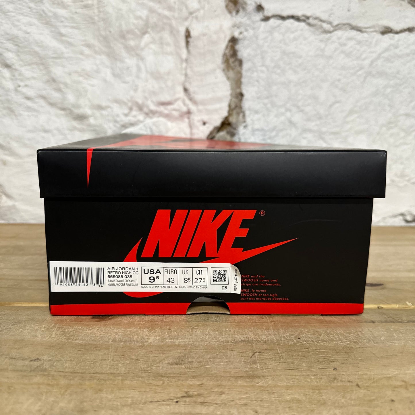 Air Jordan 1 High Shadow 2.0 Sz 9.5