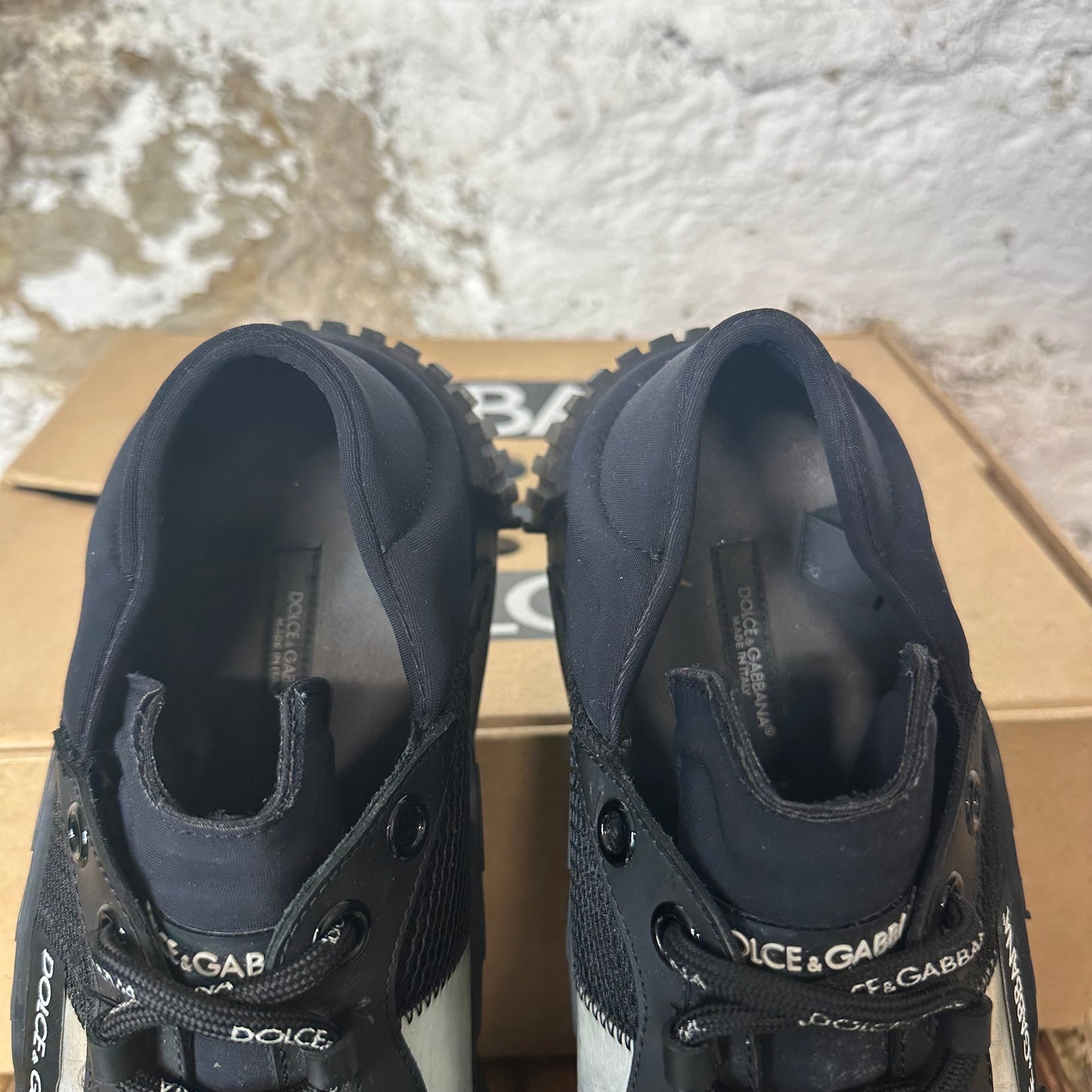 Dolce Gabbana NS1 Triple Black Sneaker Sz 10 (43)