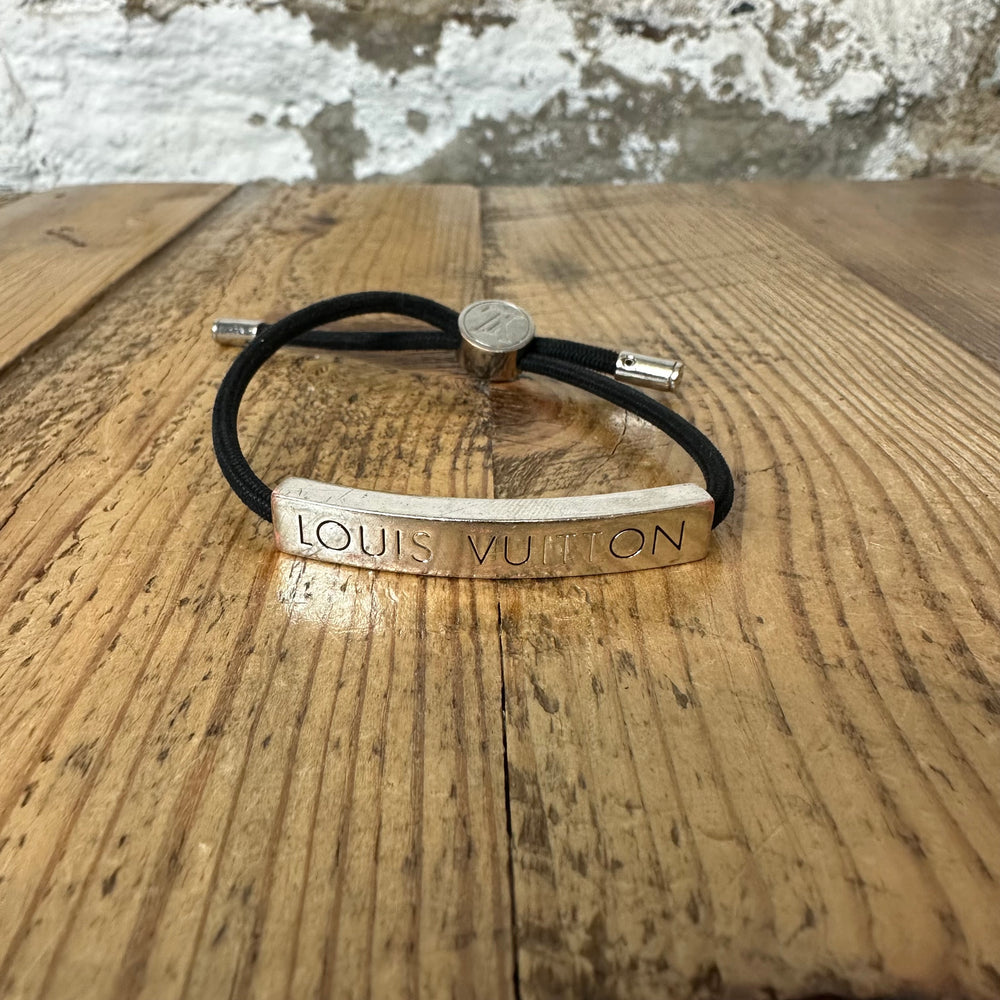 Louis Vuitton Black Adjustable Bracelet
