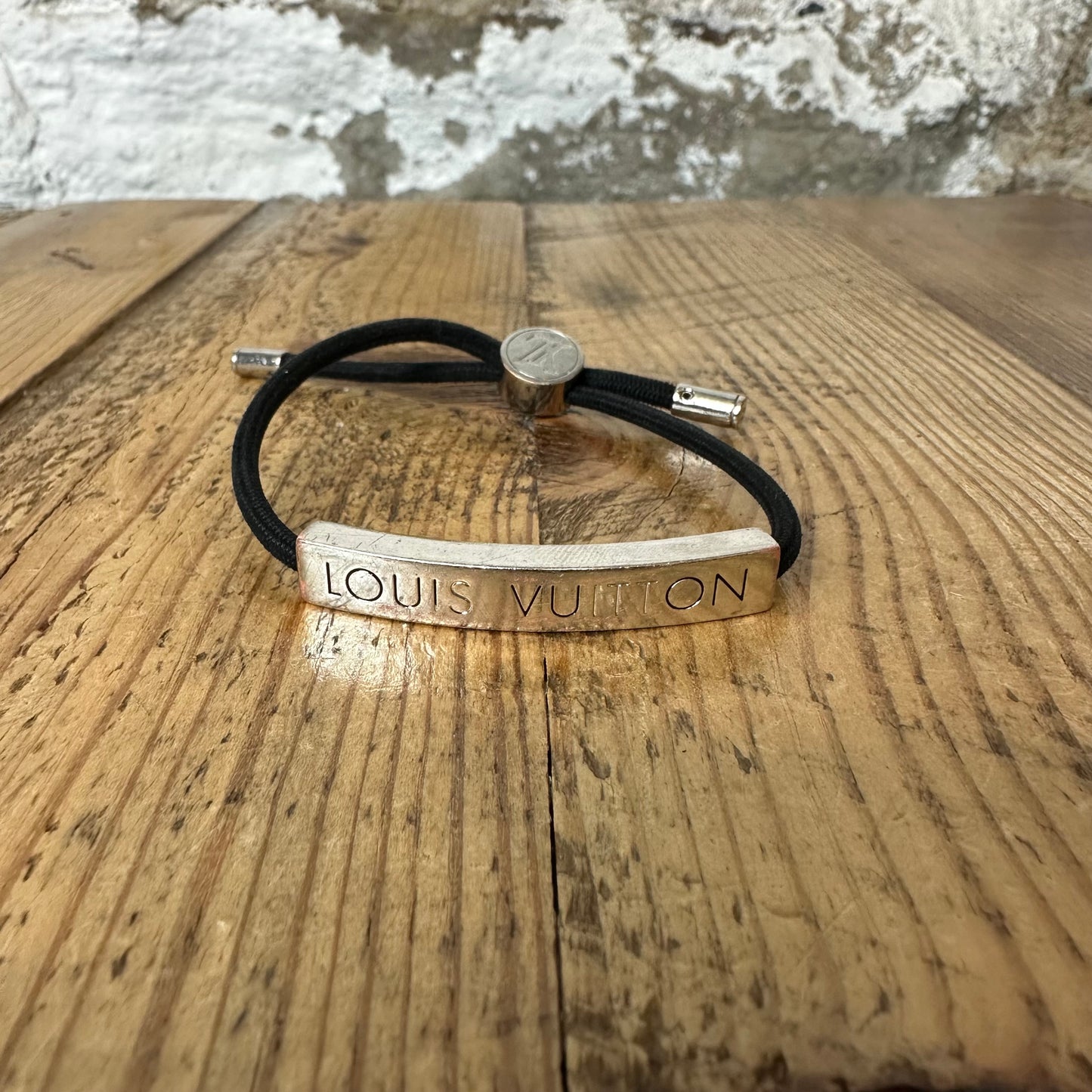 Louis Vuitton Black Adjustable Bracelet