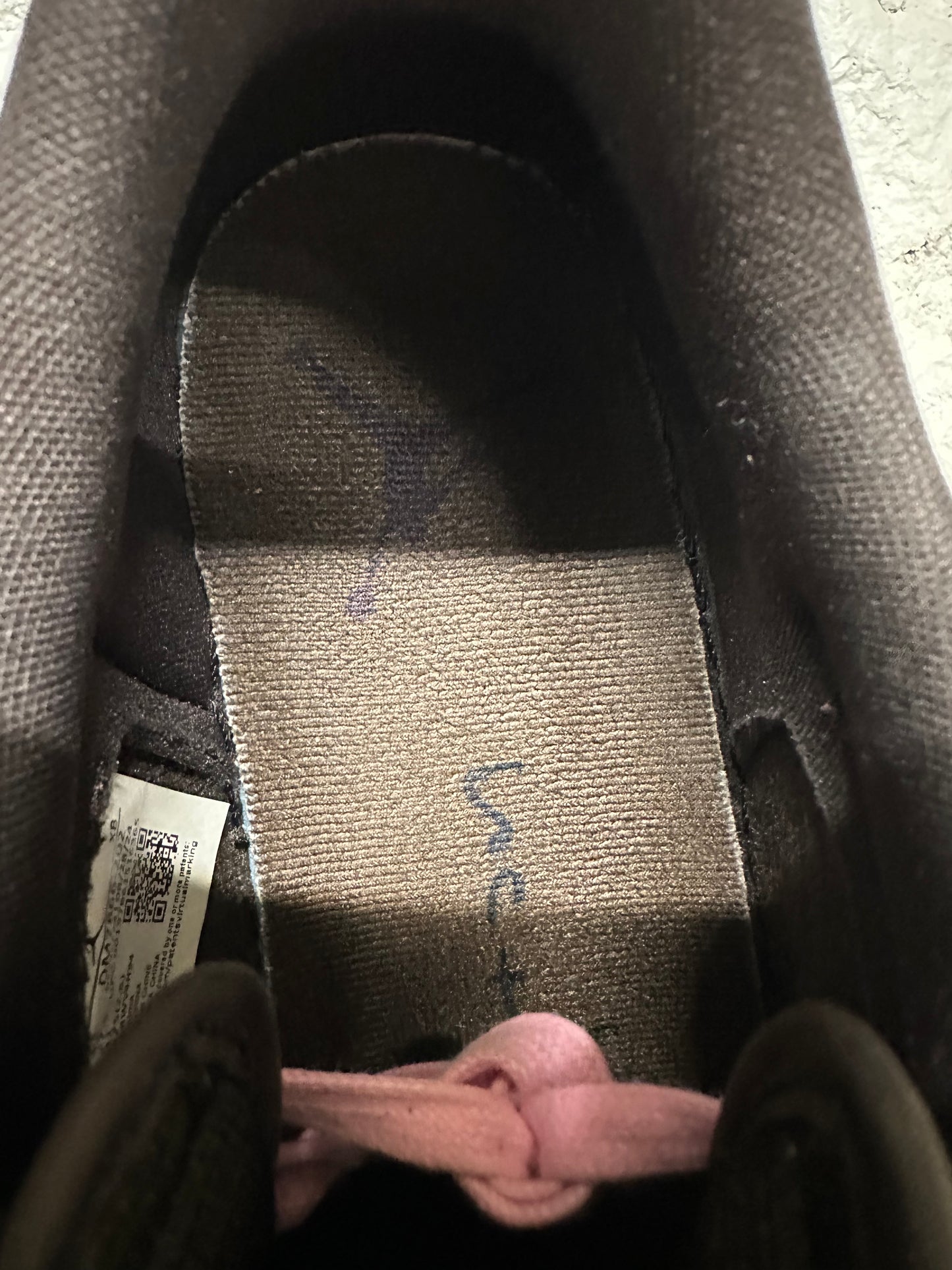 Air Jordan 1 Low Travis Scott Velvet Brown Sz 9.5