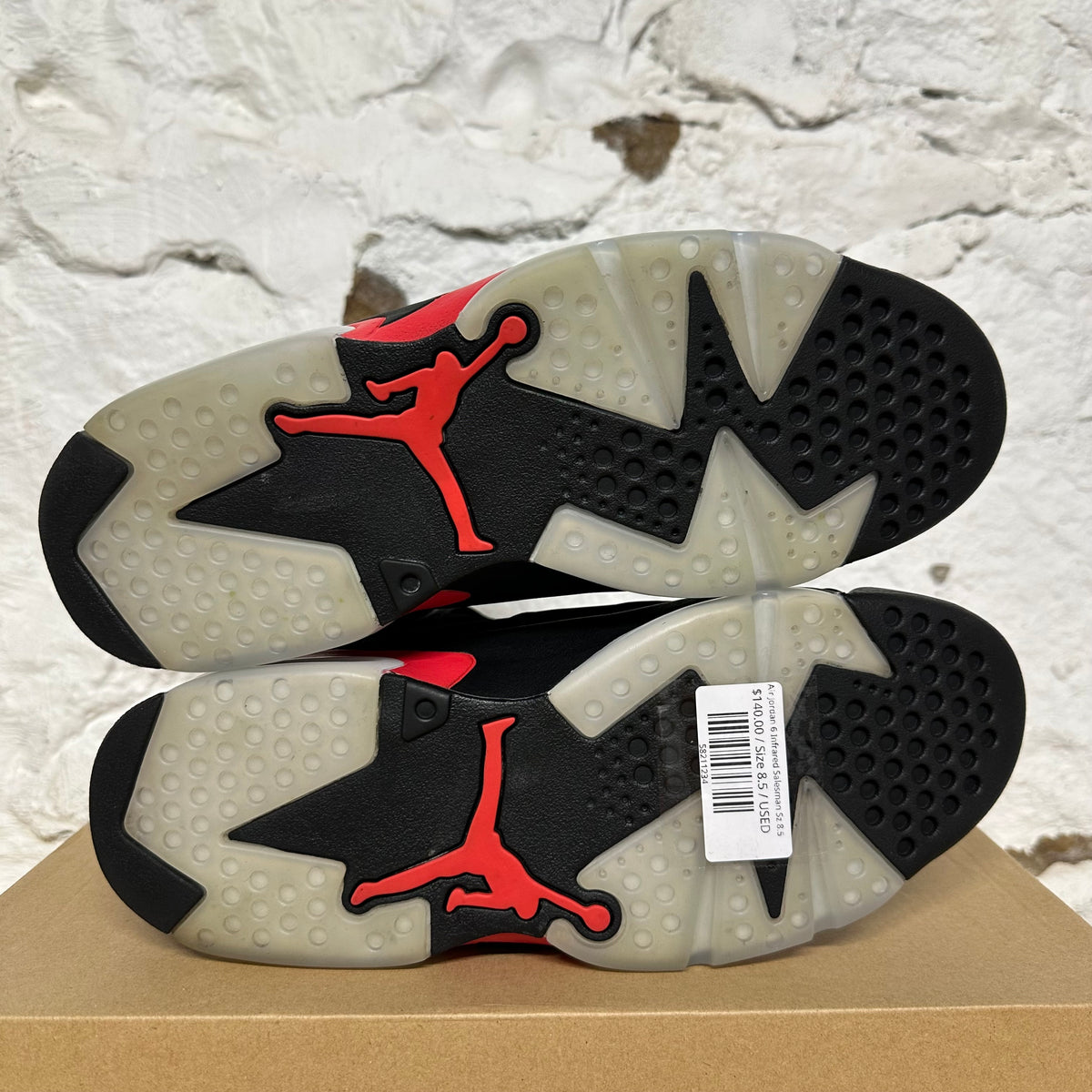 Air Jordan 6 Infrared Salesman Sz 8.5