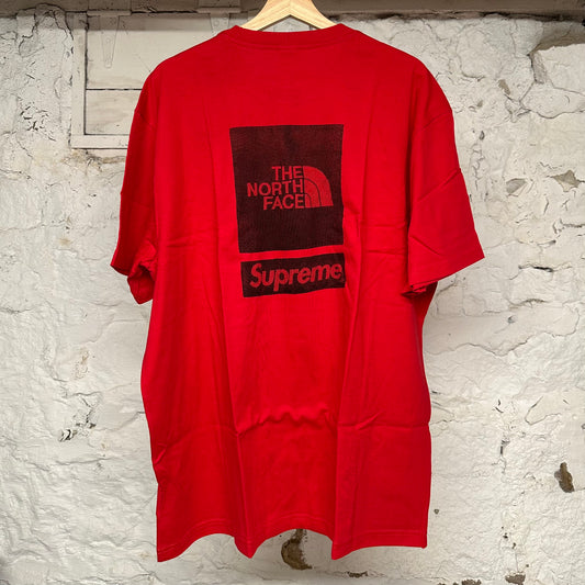 Supreme North Face Red T-Shirt Sz XL DS