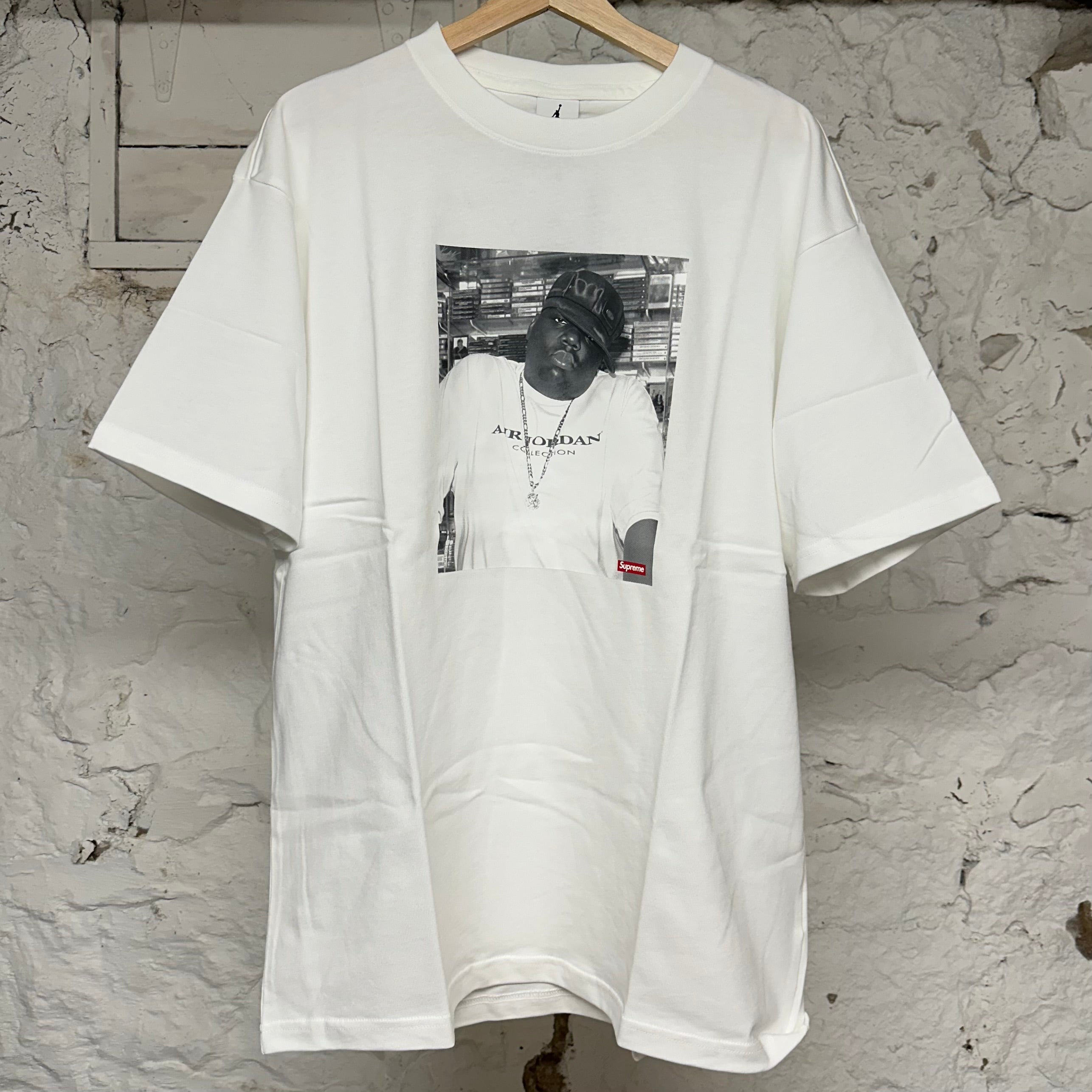 Supreme Biggie White T-Shirt Sz L DS